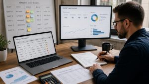 infografika: zarządzanie link buildingiem w agencji